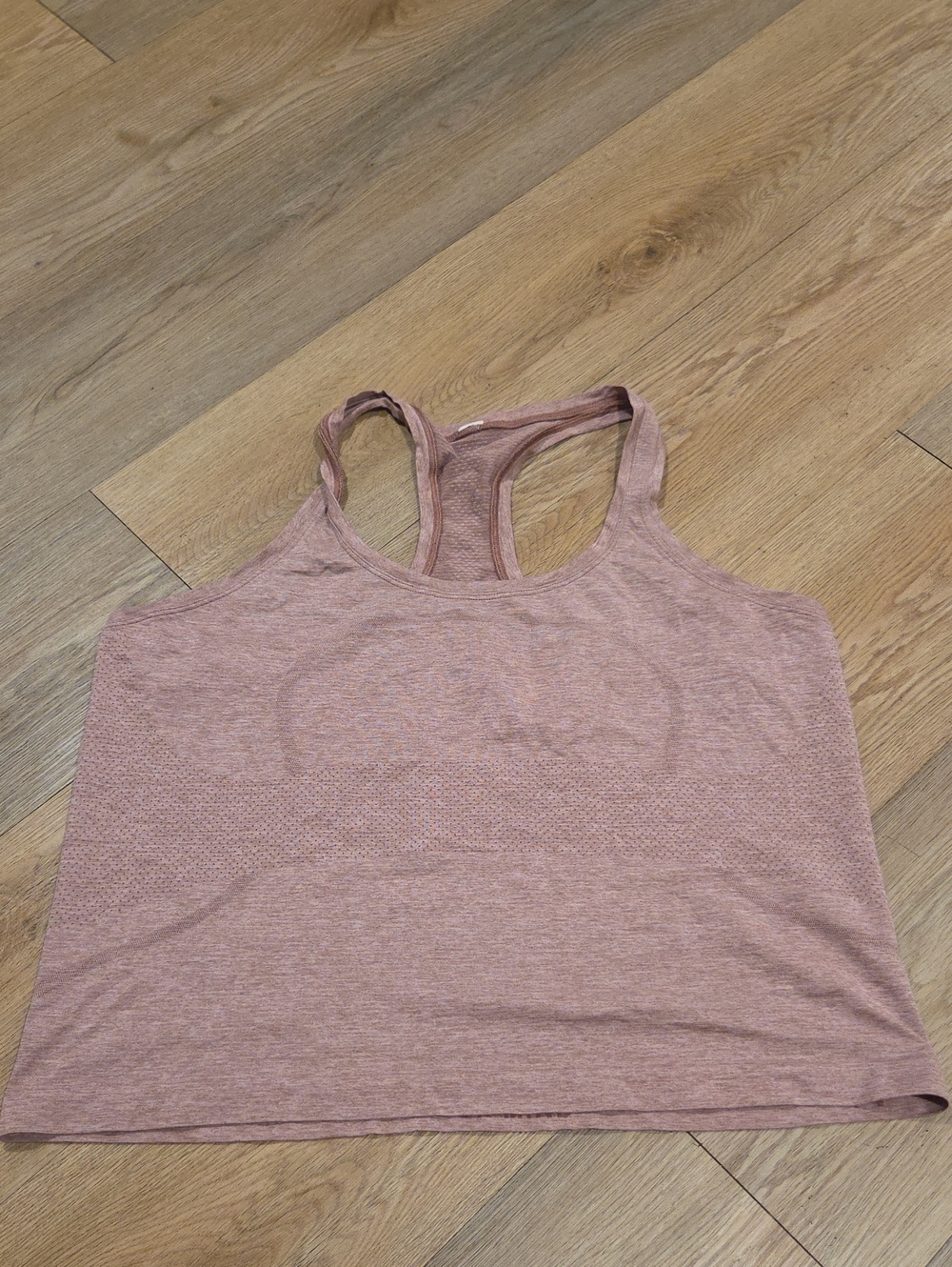 lululemon athletica Racerback Tank Top in Dusty Pink Cropped